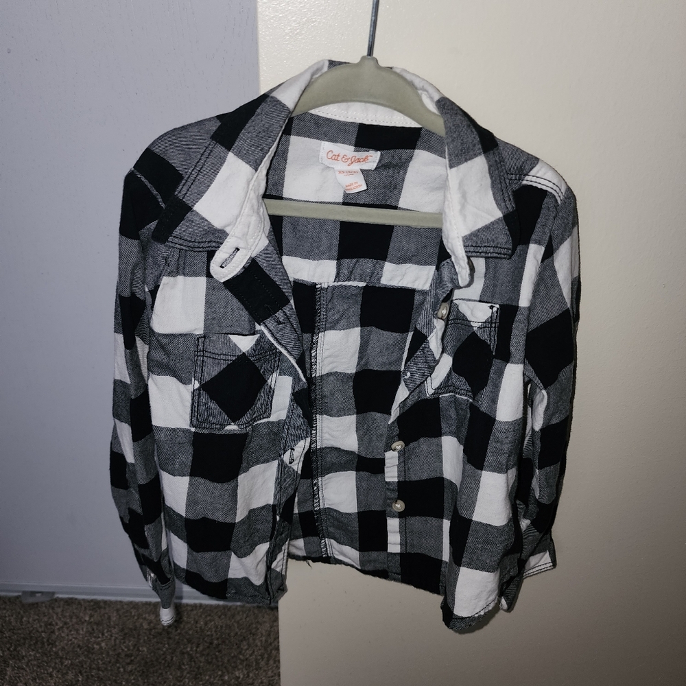 Cat & Jack Size 4 toddler flannel